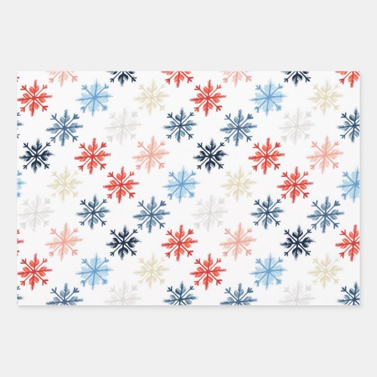 Winter Wonderland Trio Geschenkpapier Set (Vorderseite)