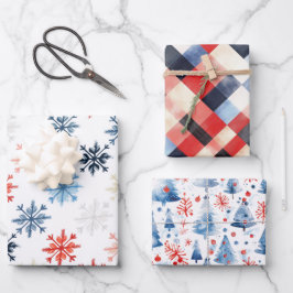 Winter Wonderland Trio Geschenkpapier Set