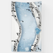 Winter Wonderland Wedding Banner (Vertikal)