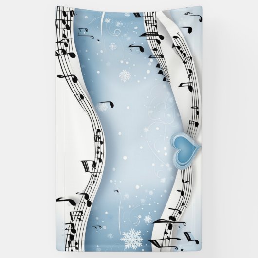 Winter Wonderland Wedding Banner (Vertikal)