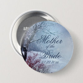 Winter Wonderland Wedding Button