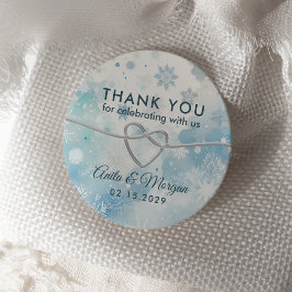 Winter Wonderland Wedding Danke Sticker