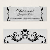 Winter Wonderland Wedding Drinks Tickets (Vorne & Hinten)