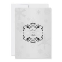 Winter Wonderland Wedding Einladung
