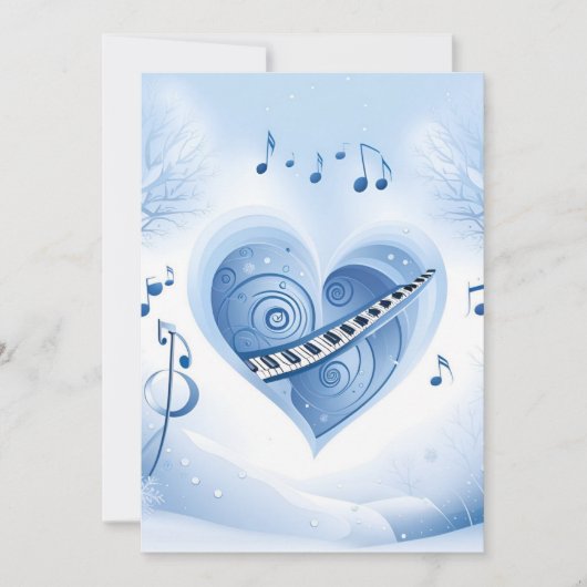 Winter Wonderland Wedding Einladungen (Vorderseite)