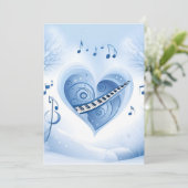 Winter Wonderland Wedding Einladungen (Stehend Vorderseite)