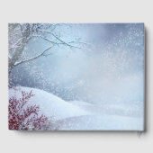 Winter Wonderland Wedding Gästebuch (Rückseite)