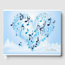 Winter Wonderland Wedding Guest Book