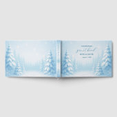Winter Wonderland Wedding Guest Book Gästebuch (Voll)