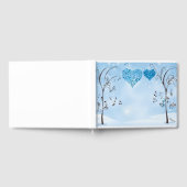 Winter Wonderland Wedding Guest Book Gästebuch (Voll)