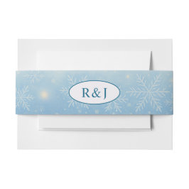 Winter Wonderland Wedding Invitation Bly Band