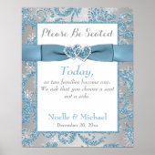 Winter Wonderland Wedding Poster (Vorne)