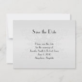 Winter Wonderland Wedding rettet das Datum Save The Date (Vorderseite)