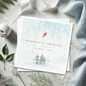 Winter Wonderland Wedding Serviette
