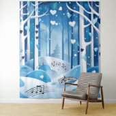 Winter Wonderland Weddrop Wandteppich (Beispiel)