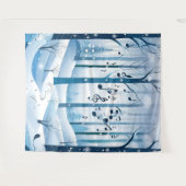 Winter Wonderland Weddrop Wandteppich (Vorderseite (Horizontal))