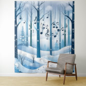 Winter Wonderland Weddrop Wandteppich (Beispiel)