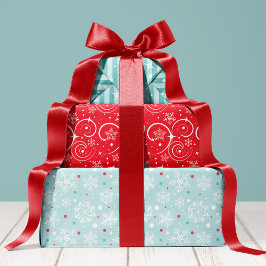 Winter Wonderland Weihnachten Geschenkpapier Set