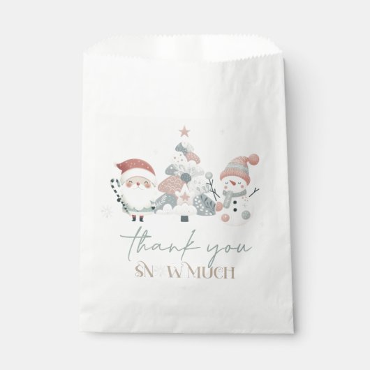 Winter Wonderland Weihnachten Geschenktütchen (Vorderseite)