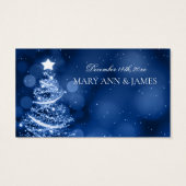 Winter Wonderland Weihnachten Hochzeitsgetränk Gut (Rückseite)