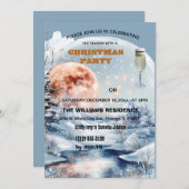 Winter Wonderland Weihnachts-Einladung Einladung (Vorne/Hinten)