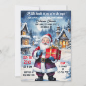 Winter Wonderland Weihnachts Weihnachtsdusche Einladung (Vorderseite)