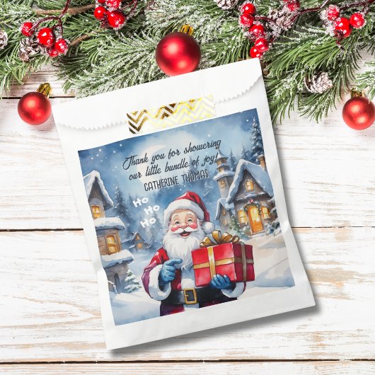 Winter Wonderland Weihnachts Weihnachtsdusche Geschenktütchen