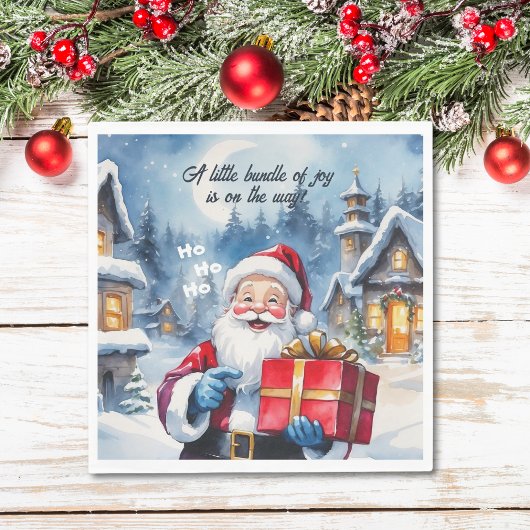 Winter Wonderland Weihnachts Weihnachtsdusche Serviette