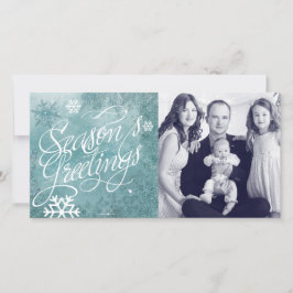 Winter Wonderland Weihnachts-Weihnachtsfotokarte Feiertagskarte