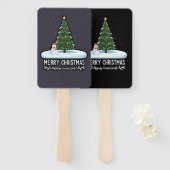 "Winter Wonderland: Weihnachtsbäume, Snowmen & Rei Fächer (Vorne und Hinten)