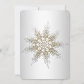 Winter Wonderland Weihnachtsfeiertag 2 Einladung (Rückseite)