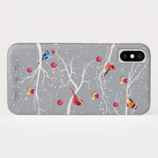 Winter Wonderland Weihnachtsferien Case-Mate iPhone Hülle (Rückseite (Horizontal))