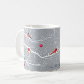 Winter Wonderland Weihnachtsferien Kaffeetasse (Vorderseite Links)