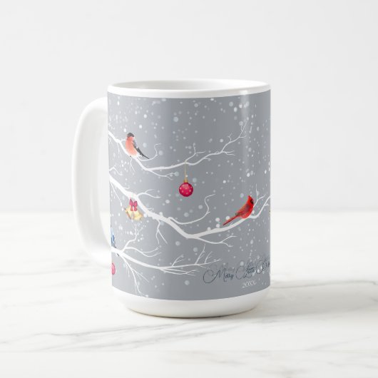 Winter Wonderland Weihnachtsferien Kaffeetasse (Vorderseite Links)