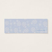 'Winter Wonderland' Weihnachtsgeschenk-Tag (Rückseite)