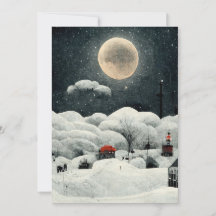 Winter Wonderland Weihnachtskarte 