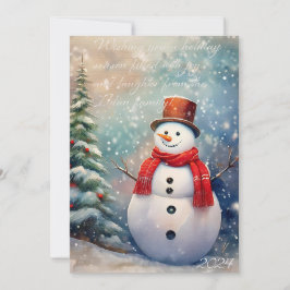 Winter Wonderland Weihnachtskarte Feiertagskarte