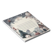 Winter Wonderland Weihnachtslandschaft Notizblock (angewinkelt)