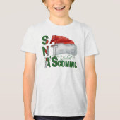 Winter Wonderland Weihnachtsmannmütze Children Tri-Blend Shirt (Vorderseite)