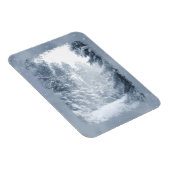 Winter Wonderland Weihnachtsschneeszene Magnet (Rechte Seite)
