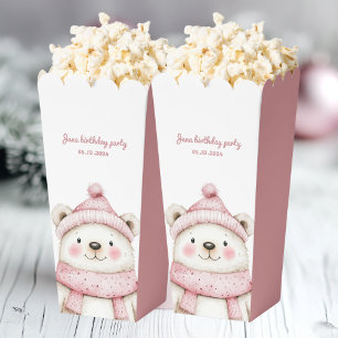 Winter Wonderland Weißer Bär Geburtstag  Geschenkschachtel