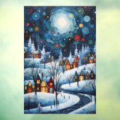 Winter Wonderland Window Cloning Fensteraufkleber (Blatt 3)