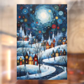 Winter Wonderland Window Cloning Fensteraufkleber (Blatt 2)