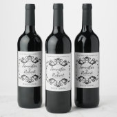 Winter Wonderland Wine Label Weinetikett (Flaschen)