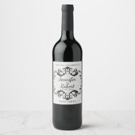 Winter Wonderland Wine Label Weinetikett