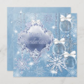 Winter Wonderland Winter Prom Einladungen (Vorne/Hinten)