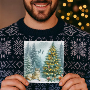 Winter Wonderland Wolf Weihnachten