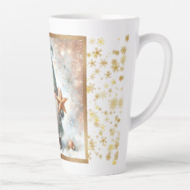 Winter Wonderland Wonderland Gnome Gold Snowflage Milchtasse