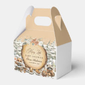 Winter Wonderland Woodland Animals Kinderdusche Geschenkschachtel (Vorderseite)