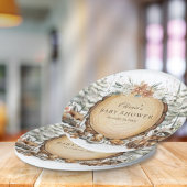 Winter Wonderland Woodland Animals Kinderdusche Pappteller